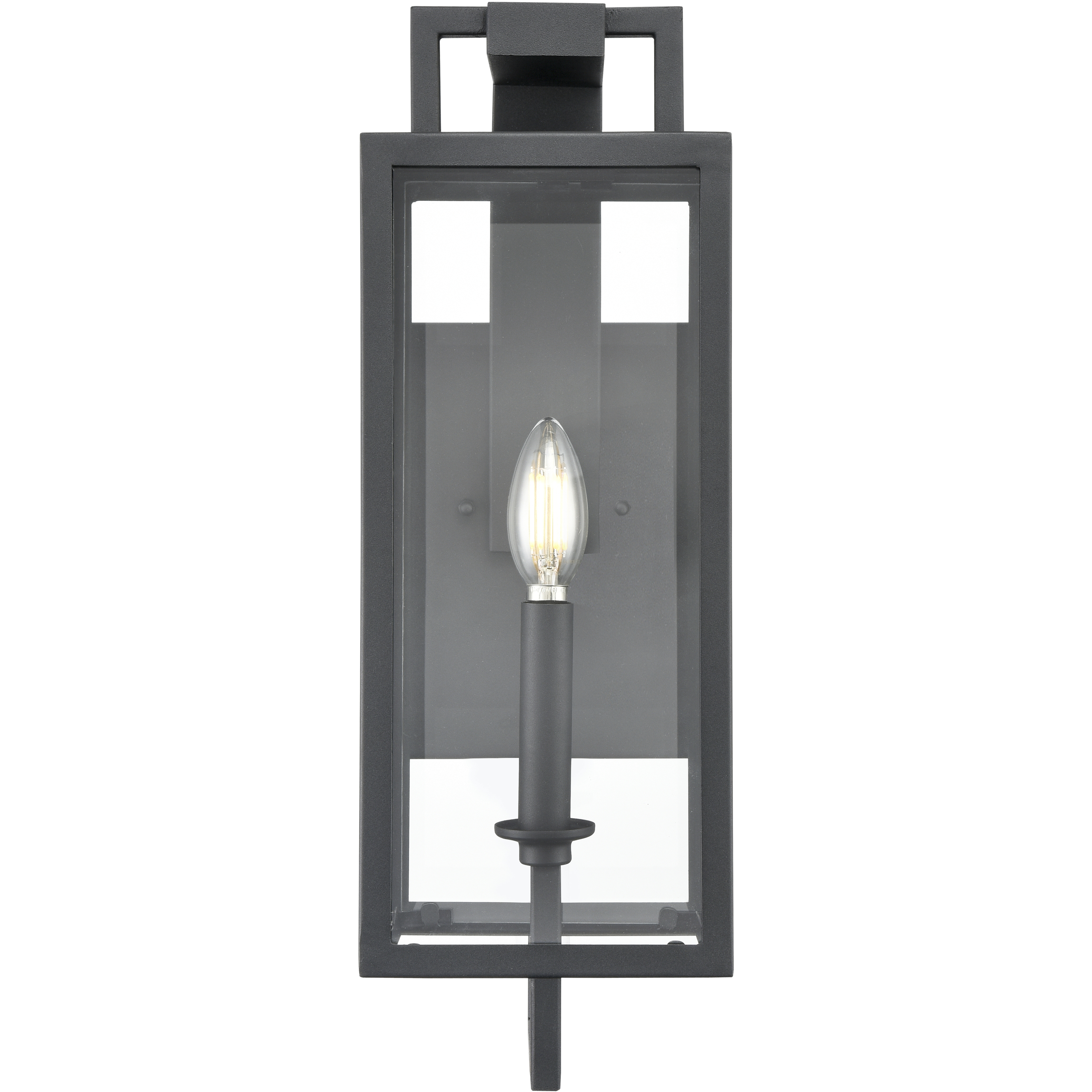 Lamont 1 Light 18 inch Textured Black Outdoor Wall Sconce